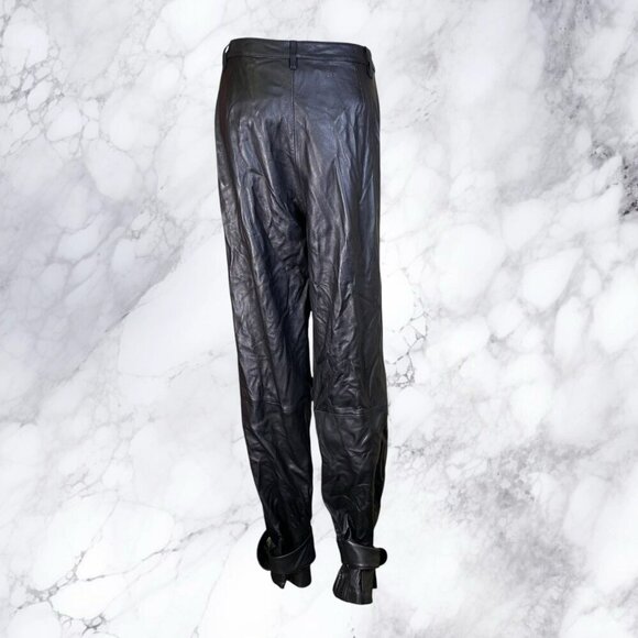 Lovers and Friends Seymore Leather Pants - Black - Picture 8 of 8